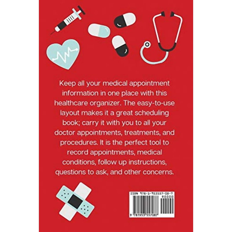 Medical Appointment Book - Health Care Planner & Medical Log Notebook