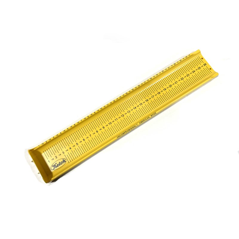 Fishing Measuring Board 26 Inch for Catch and Release Fish Lengths - Durable Polycarbonate