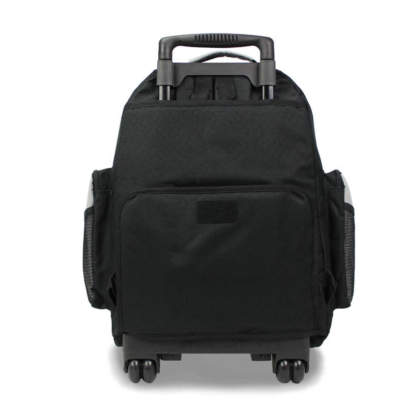 22-Inch Rolling Backpack Carry-On Suitcase with Convertible Backpack Function