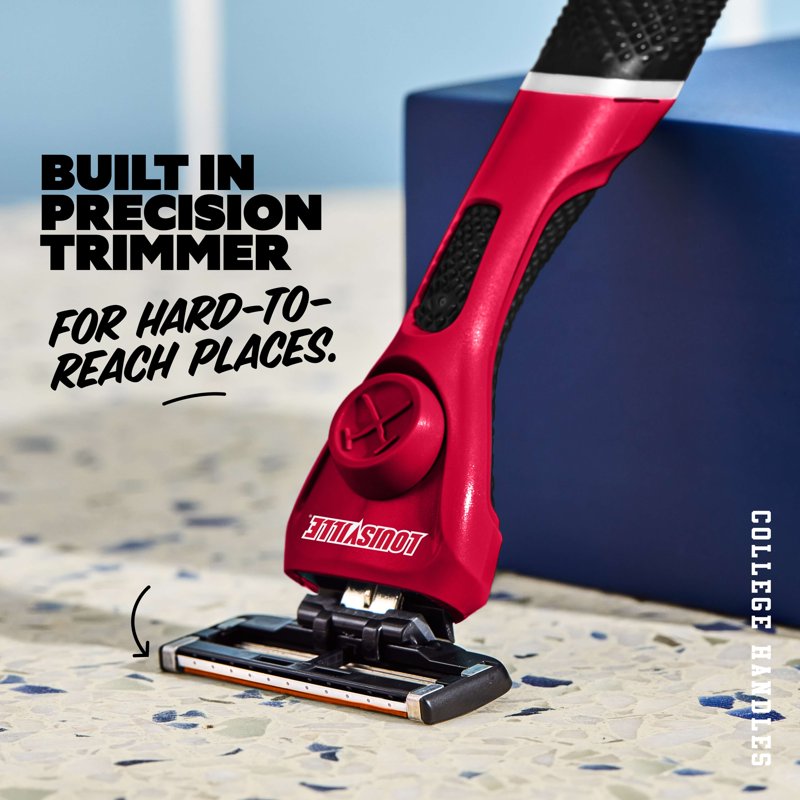 6-Blade Razor Starter Set with School Colors - Fits Classic & Signature Razors