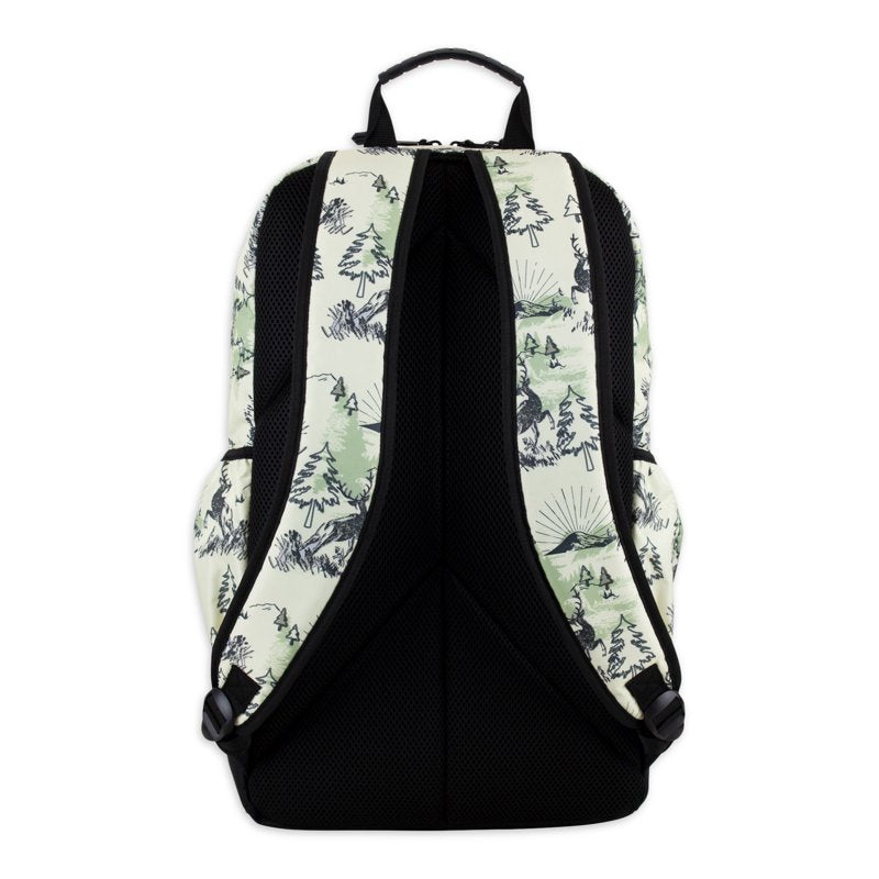 Unisex Laptop Backpack with Deer Print - School & Travel Carryall