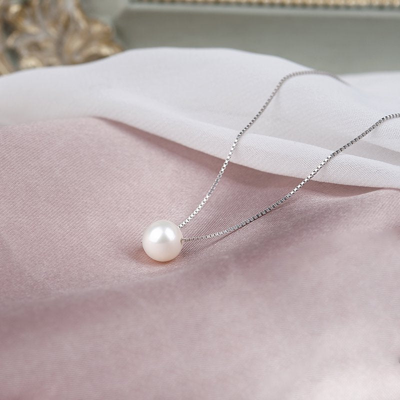 Personalized 10th Birthday Pearl Necklace Card Gift for Girl - Multiple Colors