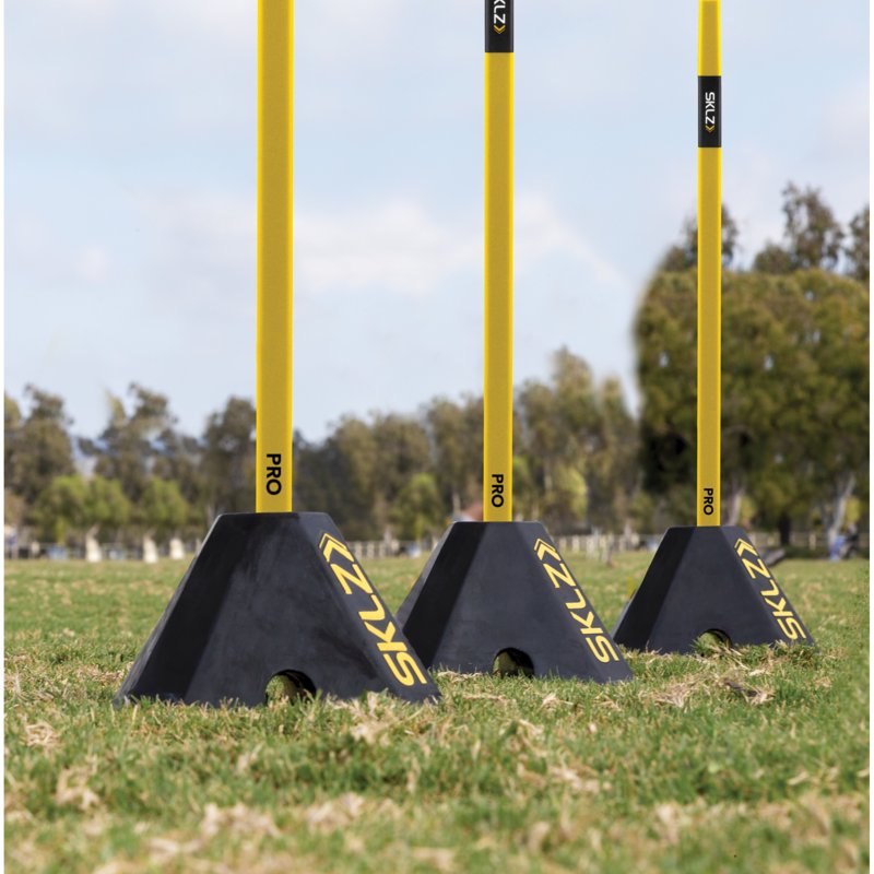 Pro Training Agility Poles (8-Pack) Telescoping Soccer Practice Poles