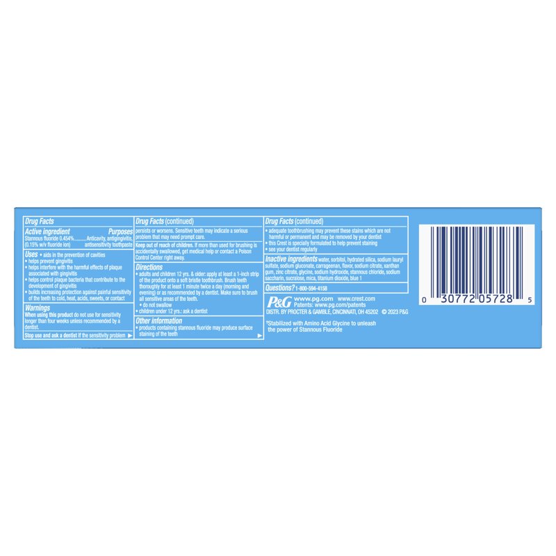 Whitening Gel Toothpaste with Fluoride - 4.3 oz, Multipack Options