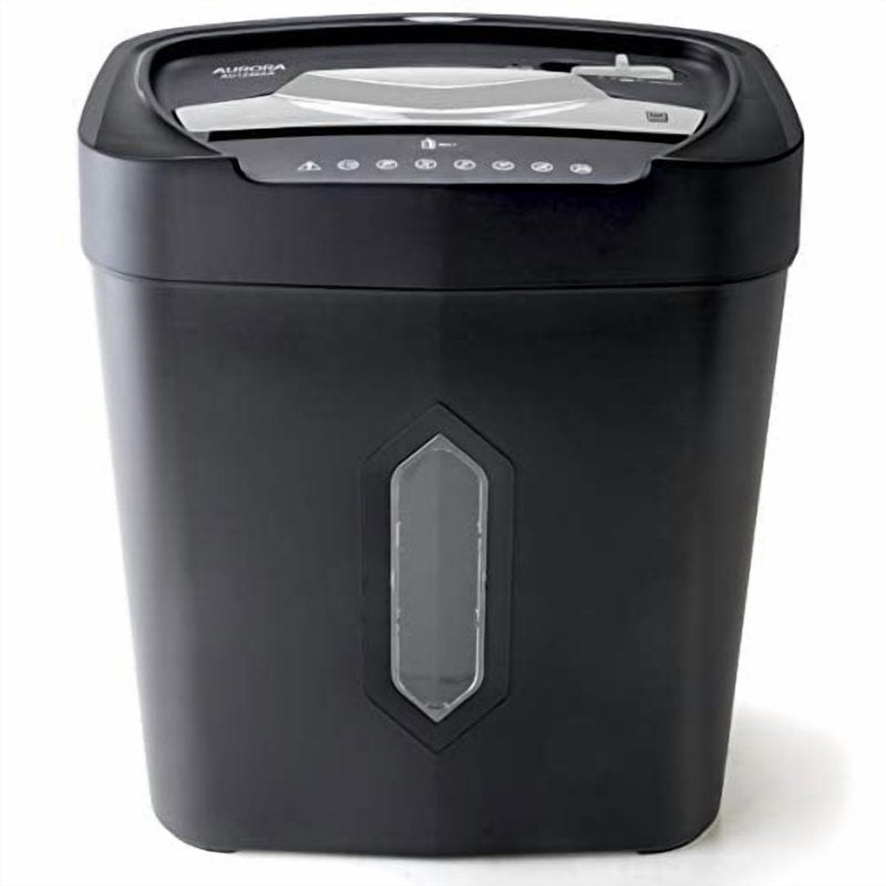 12-Sheet Crosscut Paper Credit Card Shredder with 5.2-Gallon Basket