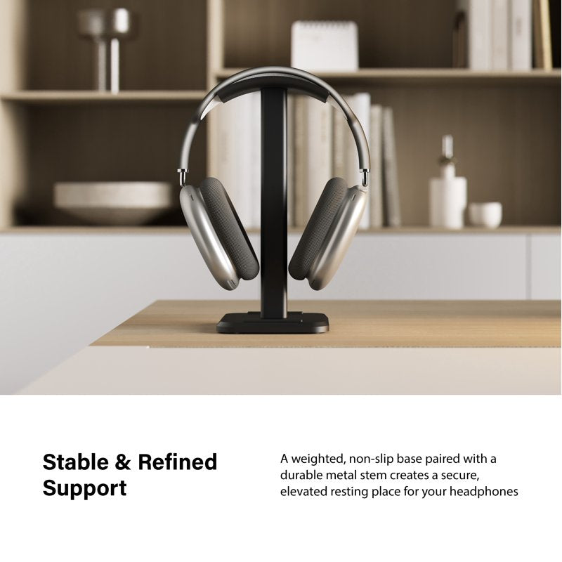 Universal Headphone Stand with Metal Base for Gaming Office & Home Use