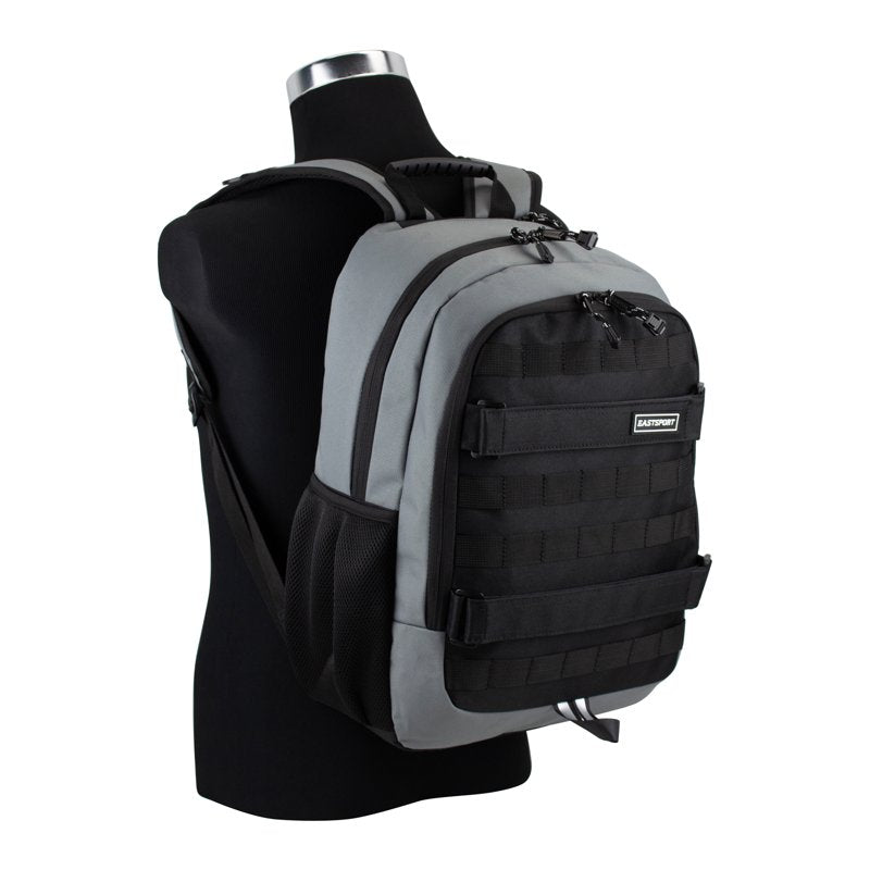 Skater Backpack with Skateboard Straps & Multiple Compartments - Durable & Rugged Design