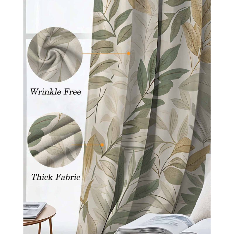 Blackout Window Curtains Set – Insulated, Light-Blocking Drapes for Bedroom & Living Room
