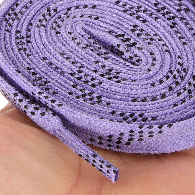 Ice Hockey Skate Laces - 108 cm Flat Polyester Cotton Replacement