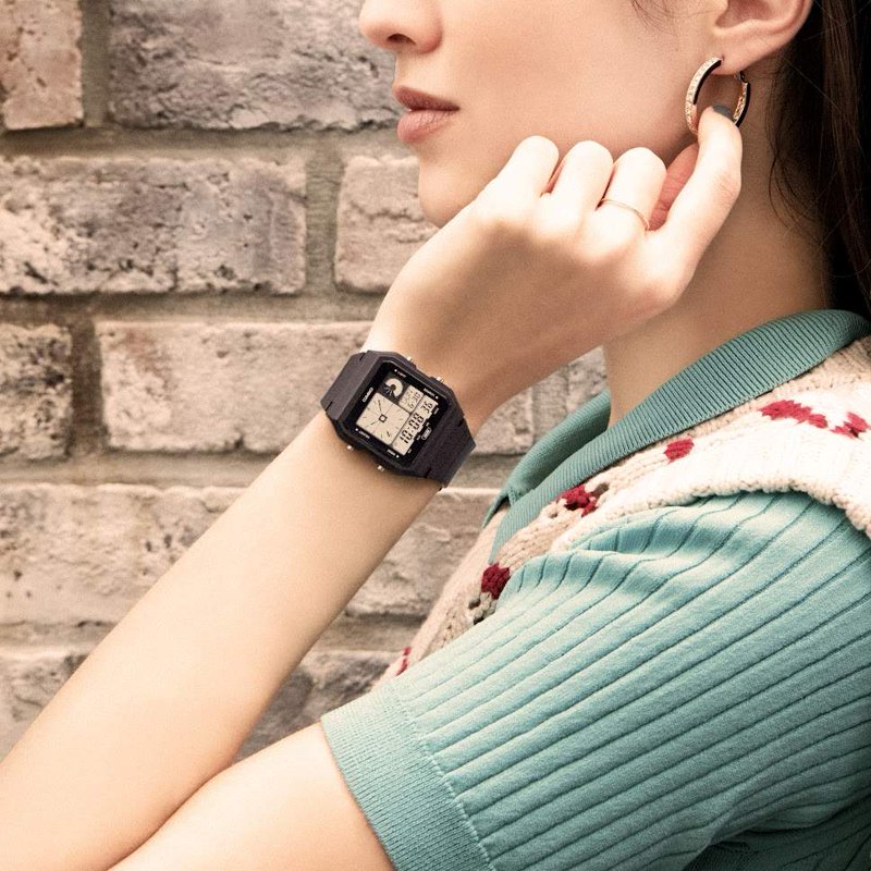 Unisex Digital & Analog Watch with LED Backlight, Stopwatch, Alarm & World Time