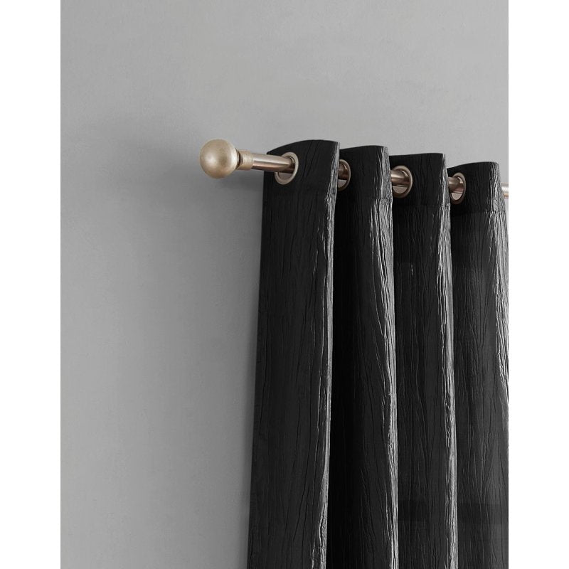 Light Filtering Curtain Panels - Crushed Taffeta, 54x84 Inches, 2-Pack