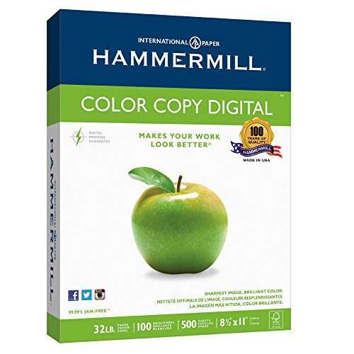 Premium Color Copy Paper 8.5 x 11 Letter Size 32lb 100 Bright 1 Ream