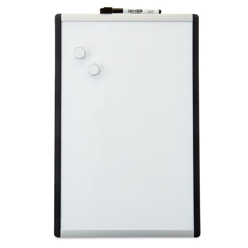 Magnetic Dry Erase Whiteboard 11x17 Inches with Marker & Magnets