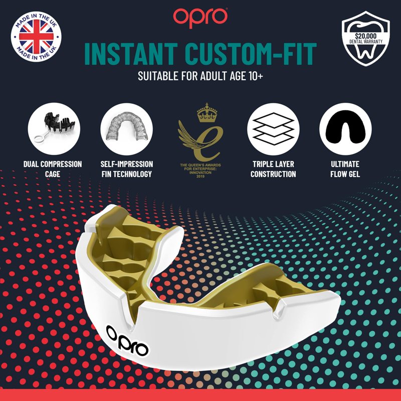 Instant Custom-Fit UFC Mouthguard for Boxing MMA Football - Adult
