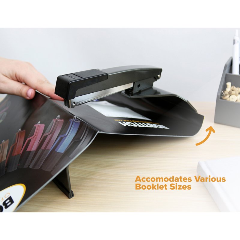 Metal No-Jam Booklet Stapler for Up to 20 Sheets - Centerline Binding