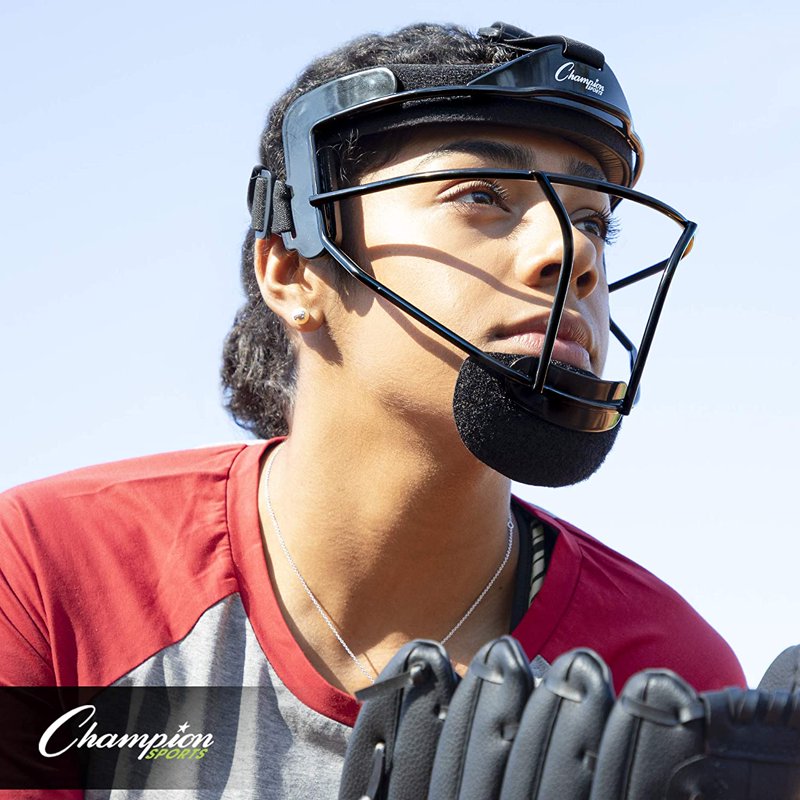 Steel Softball Face Mask for Adults - Fielders Mask with Adjustable Fit & Wide Vision