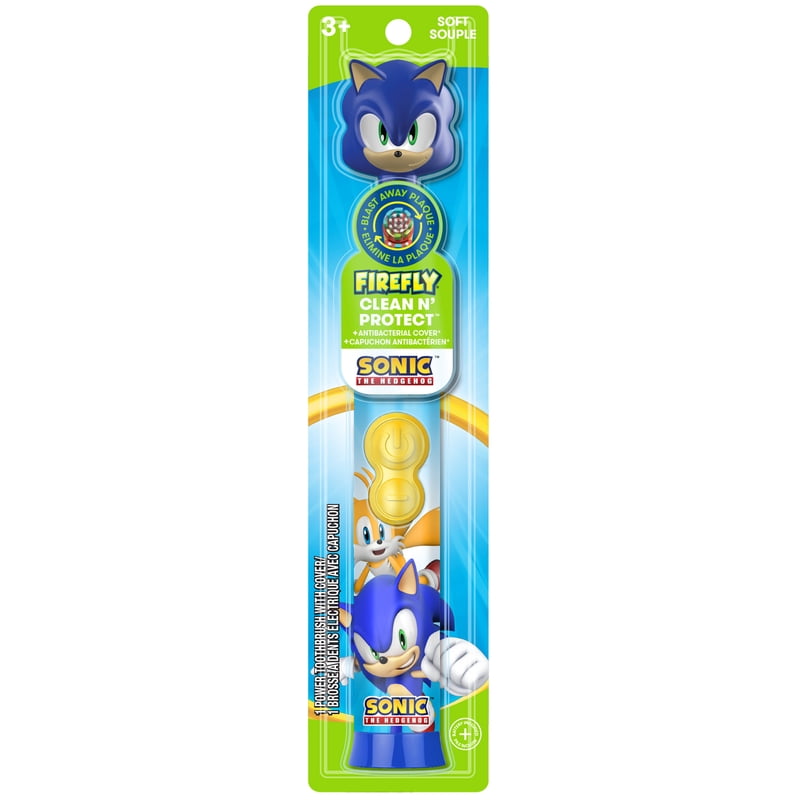 Kids Sonic Toothbrush & Bubble Gum Fluoride Toothpaste Bundle