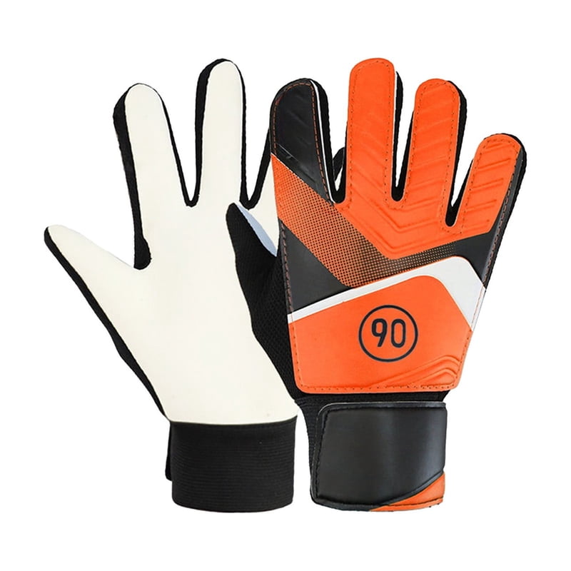 Children's Soccer Goalkeeper Gloves Rubber Wallop Proof Hand Protection - Size 6.69-7.09 inch