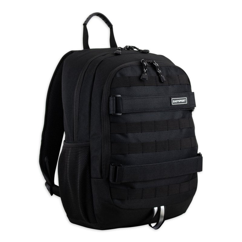 Skater Backpack with Skateboard Straps and Multiple Compartments - Durable & Rugged Design