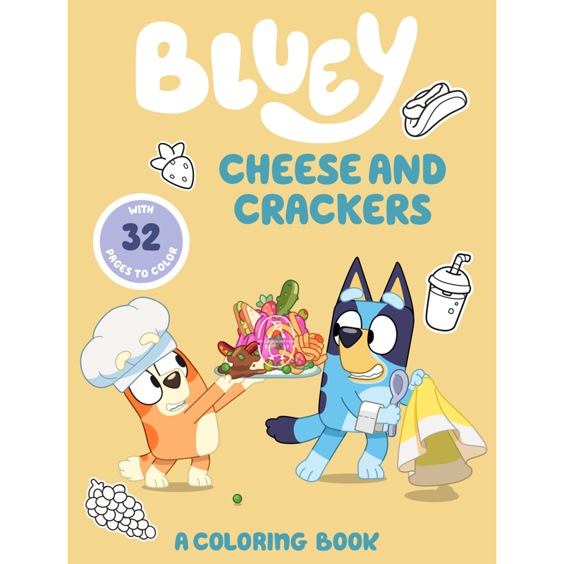 Bluey Coloring Book with 32 Pages - Fun Kids Activity Book