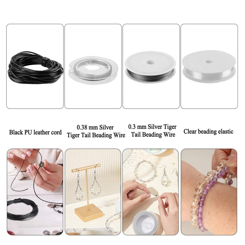 Jewelry Making Supplies Kit 905 Pcs - Beading Wire, Findings, Pliers & Repair Tools