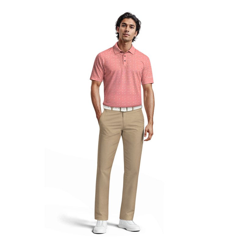 Performance Golf Polo Shirt for Men & Big Men - Moisture-Wicking Sun Protection