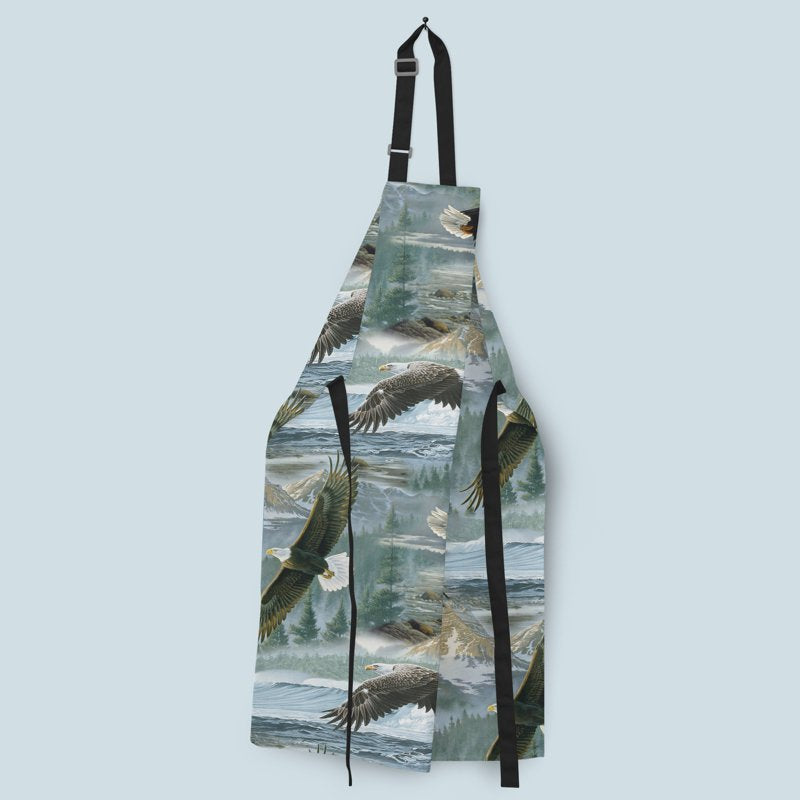 Cotton Quilting Fabric - Soaring Eagle Design, Multi-Color, 44" Wide, 2 Pack