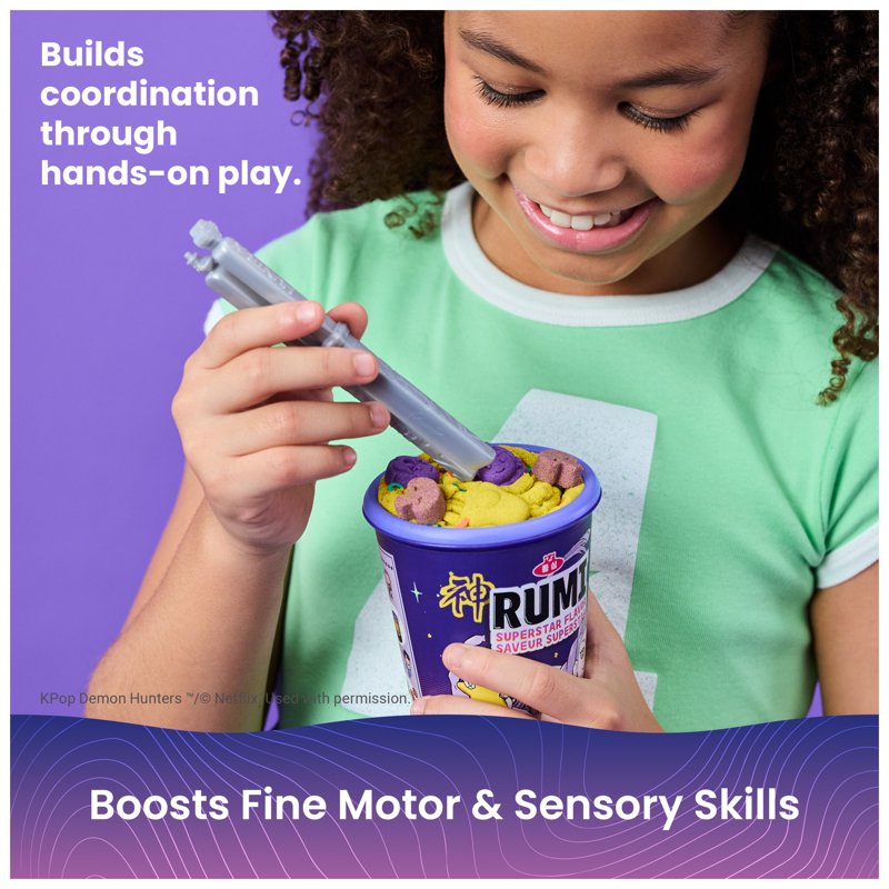 Kinetic Sand Play Set with Ramyeon Noodles and Toppings - Creative Sand Toy