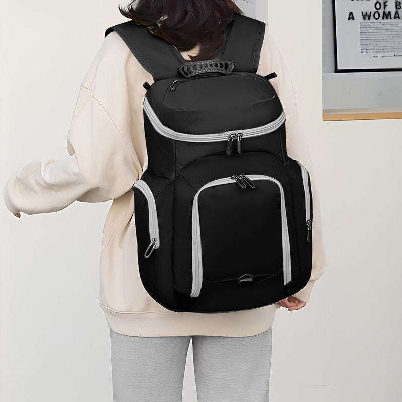 Sports Bag for Basketball Soccer & More with Ball Holder & Shoe Compartment