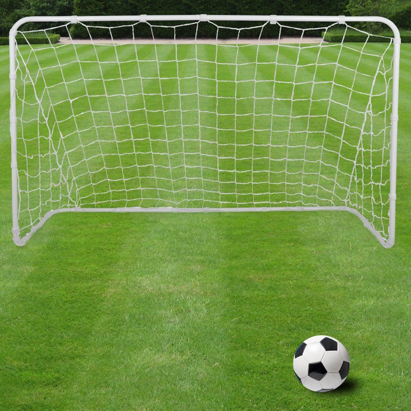 6' x 4' Portable Backyard Soccer Goal with Steel Post - Quick Setup