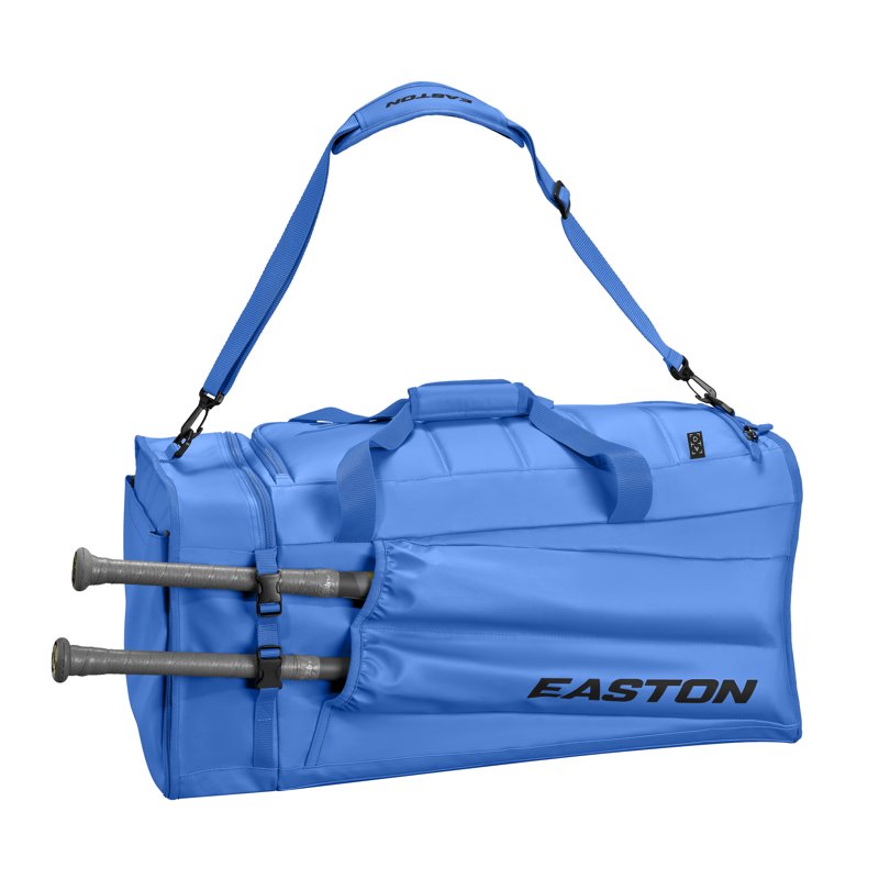Large Duffel Bag for Sports Gear with Padded Top and Bat Sleeves
