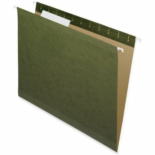 1/3 Cut Hanging File Folders - Eco-Friendly Green Letter Size Office Organization
