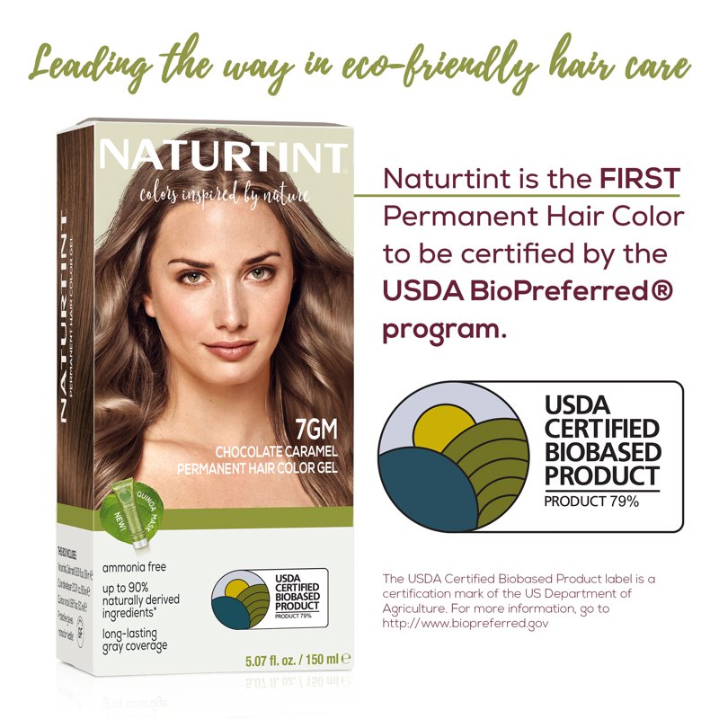 Natural Permanent Hair Color Kit - Various Shades, Vegan & Ammonia-Free