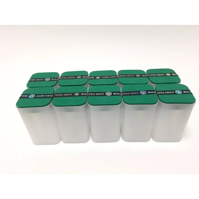 10 Pack Genuine US Mint Square Coin Tubes for 1 oz Silver Eagles