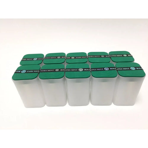 10 Pack Genuine US Mint Square Coin Tubes for 1 oz Silver Eagles