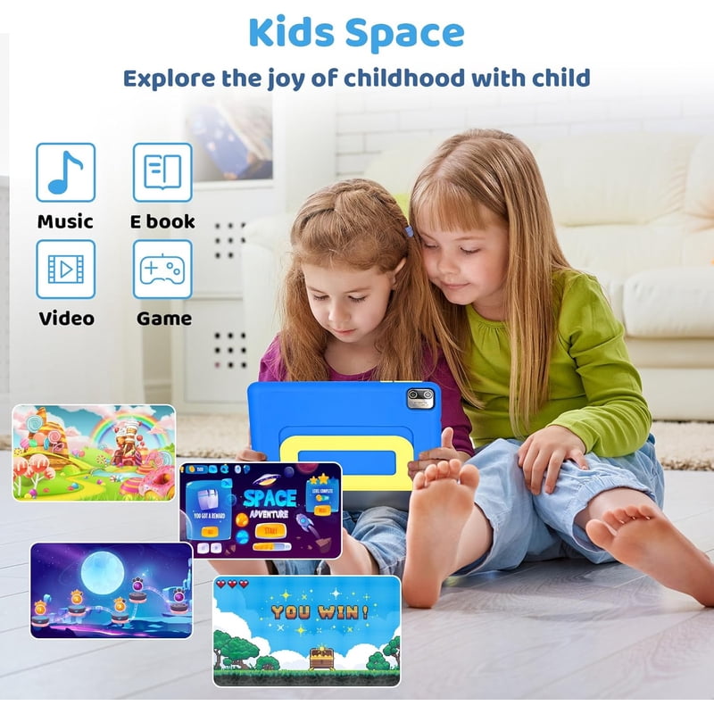 Kids Learning Tablet 7 Inch Android 13, 8GB RAM 64GB Storage Educational Device