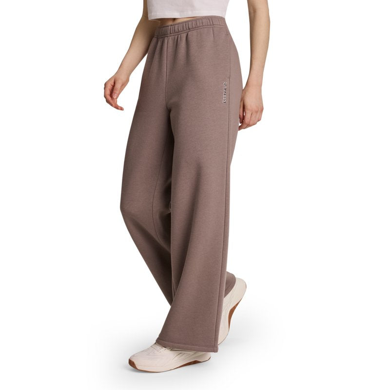 Women's Wide Leg Fleece Pants - Comfortable Athletic Lounge Wear
