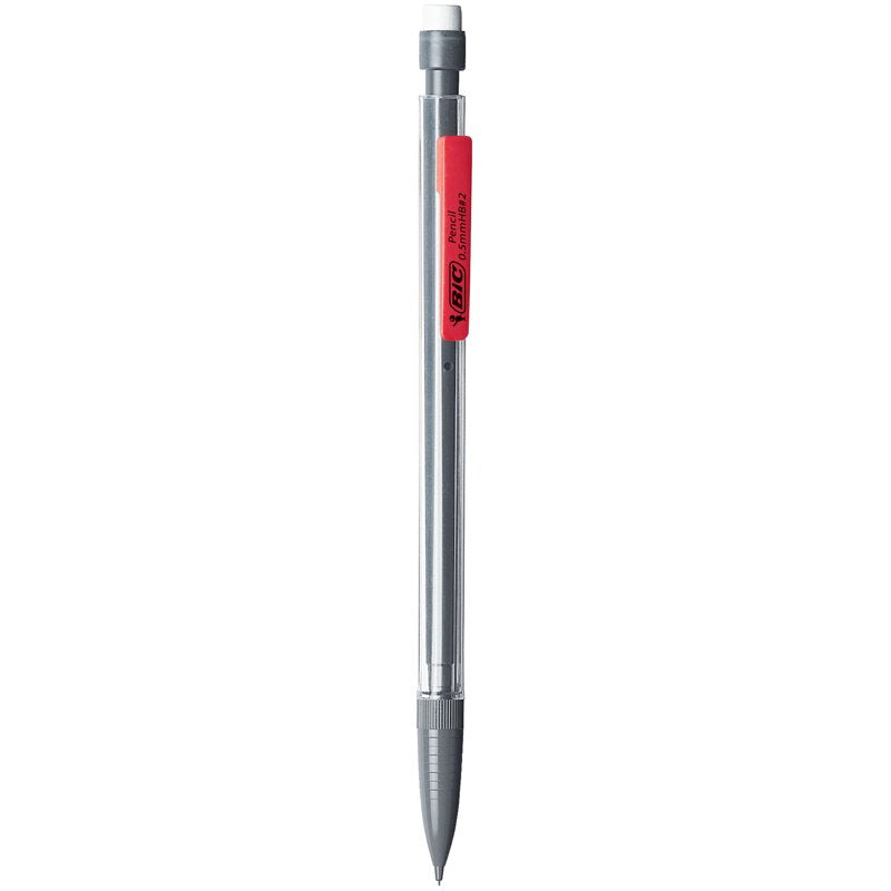 Mechanical Pencil 0.5mm Fine Point - Clear Barrel, Pack of 5