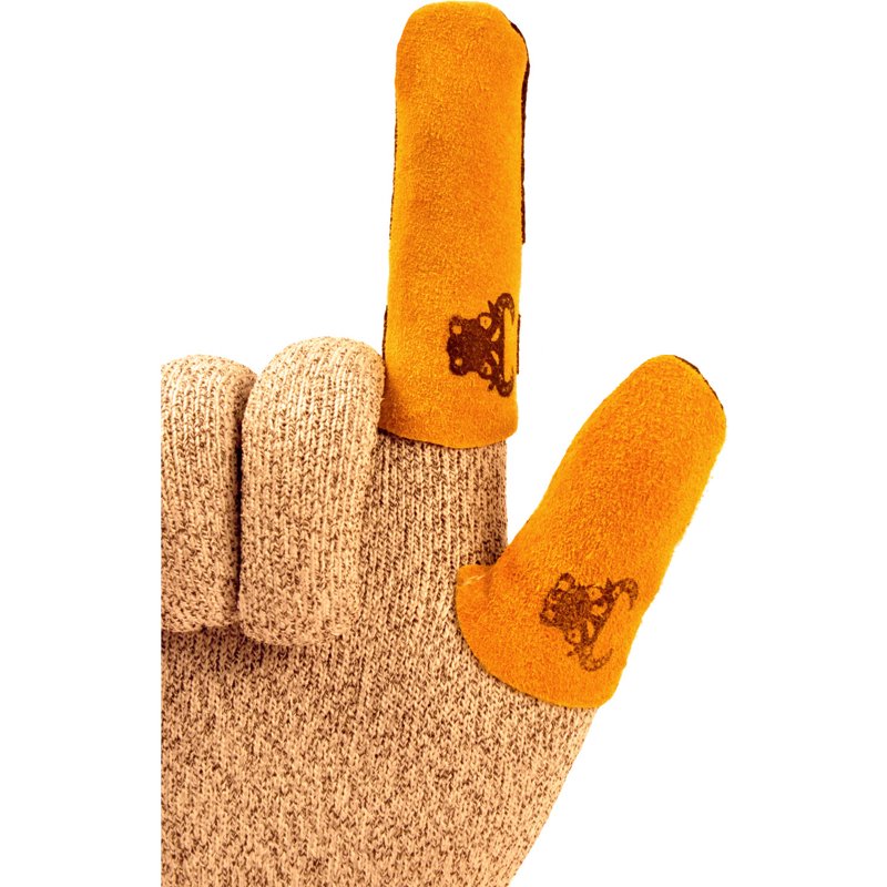 Cowhide Leather Thumb Guard - Protective Hand Gear for Carving & Whittling