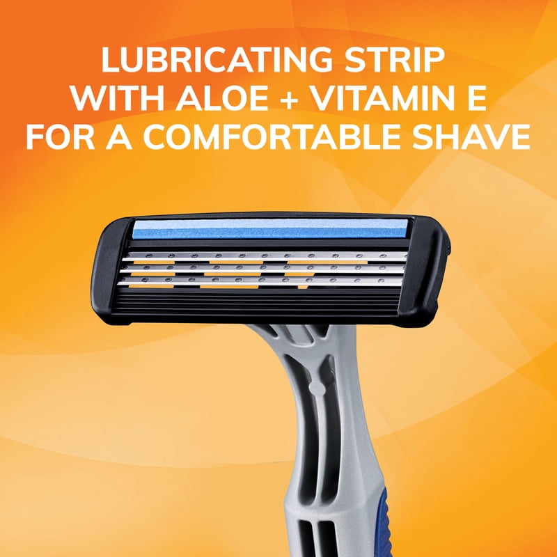 Men's Disposable Razors for Sensitive Skin - 3 Pack, 5 Count