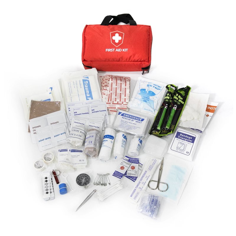 220 Piece First Aid Kit - Compact Emergency Medical Supplies for Home, Travel, Outdoor