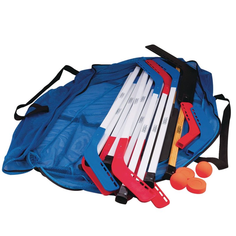 Mesh Hockey Equipment Bag - Large Sports Gear Organizer with Shoulder Strap