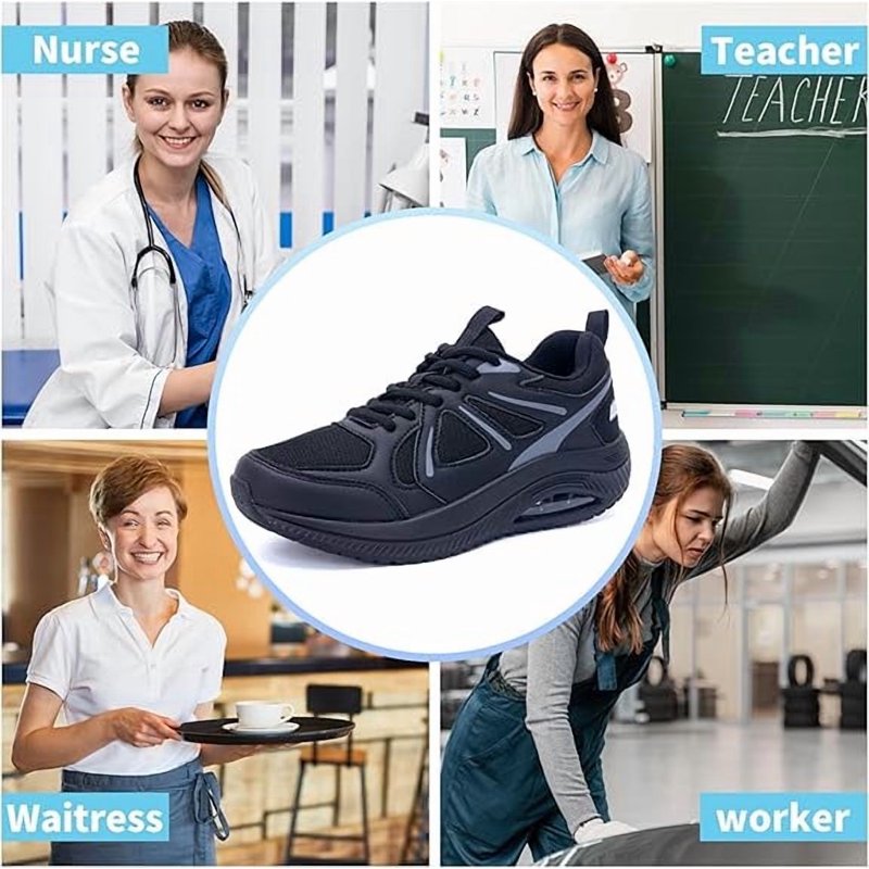 Women's Orthotic Walking Shoes with Arch Support and Cushioned Insole – Relieve Foot Pain