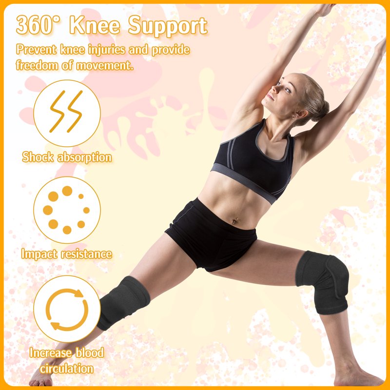 Breathable Sports Knee Pads for Dancers, Volleyball, Running & More - Unisex