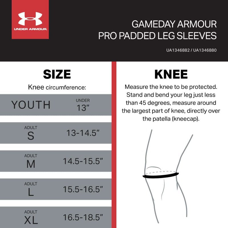 Knee Pads for Sports, Impact Protection & Mobility - Large White