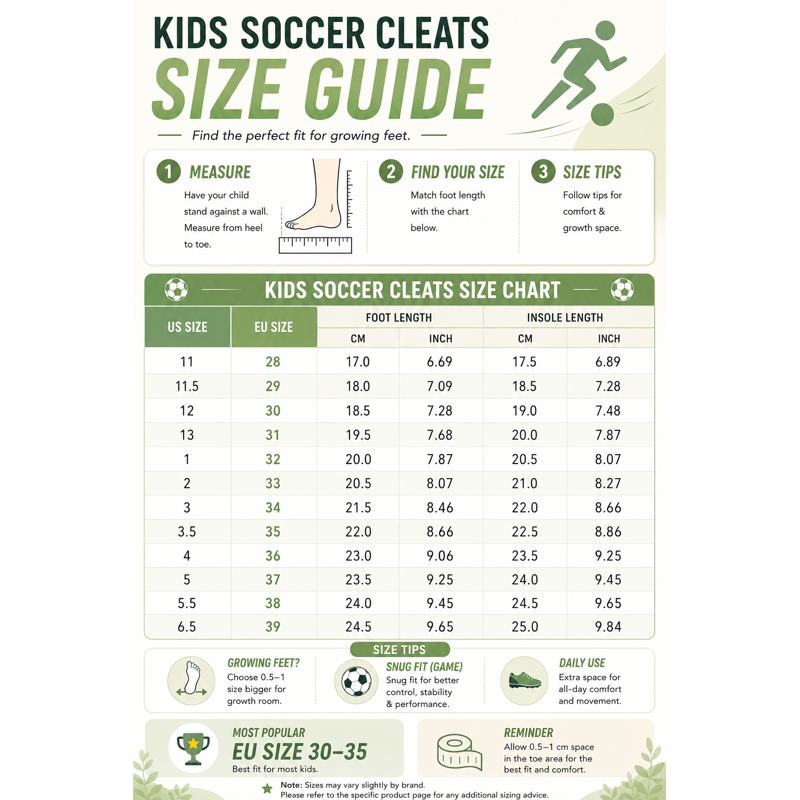 Kids Soccer Cleats Boys & Girls Firm Ground Athletic Shoes for Youth Performance