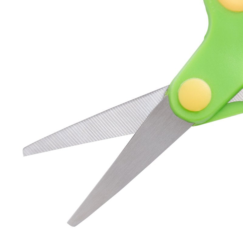 Multicolor 5-Inch Blunt Tip Scissors - 24 Pack, Classroom Craft Safety
