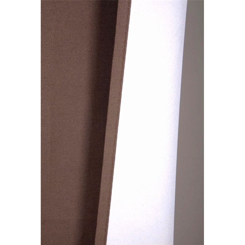 2-Pack Solid Matte Curtain Panels 37x95 Inches - Room Darkening Window Drapes