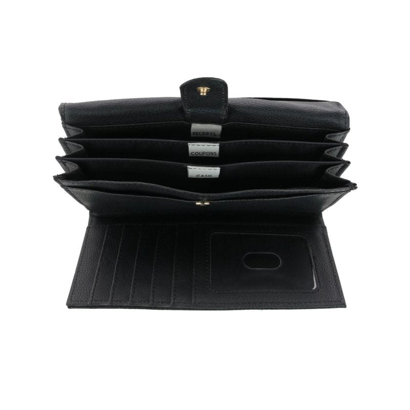 Vegan Leather Wallet with RFID Blocking – Multiple Colors