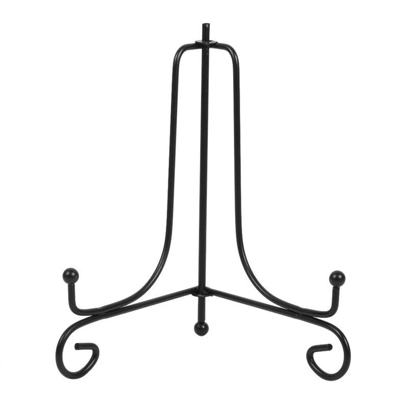 Iron Display Stand for Plates Photos & Art - Multiple Sizes Black